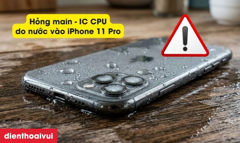 Dấu hiệu cần sửa main - IC CPU iPhone 11 Pro