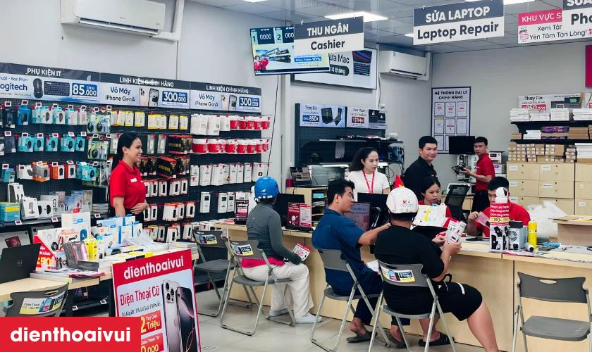 Quy tr&igrave;nh main - IC CPU iPhone 12 Pro Max chuy&ecirc;n nghiệp tại Điện Thoại Vui