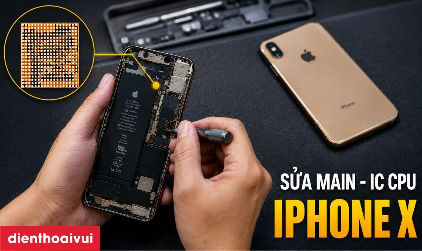 Sửa main - IC CPU iPhone X l&agrave; g&igrave;?