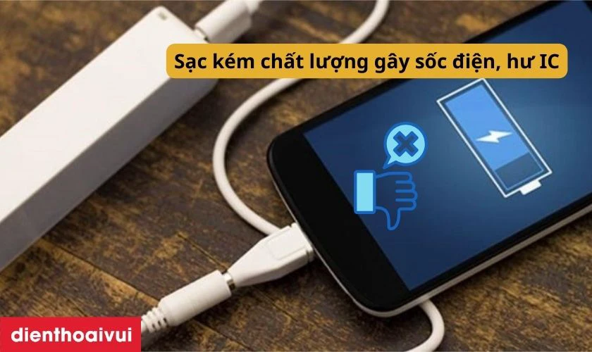 Nguyên nhân gây lỗi main IC hiển thị cảm ứng điện thoại Huawei