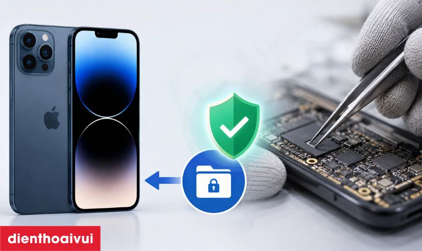 Sửa main - IC hiển thị cảm ứng có mất dữ liệu không?
