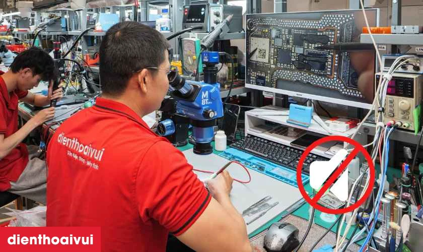 Quy tr&igrave;nh sửa main - ic hiển thị cảm ứng iPhone 8 lấy liền, uy t&iacute;n tại Điện Thoại Vui