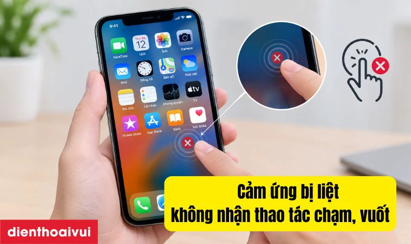 Khi n&agrave;o cần sửa main - IC Hiển thị cảm ứng iPhone Xs