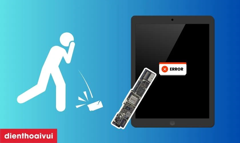 Nguy&ecirc;n nh&acirc;n bạn cần sửa main IC hiển thị cảm ứng m&aacute;y t&iacute;nh bảng iPad