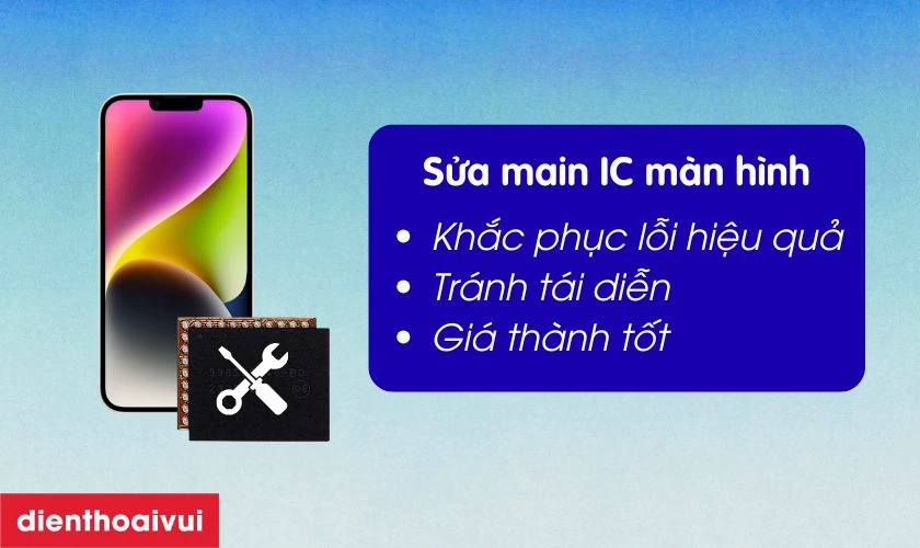 Có nên sửa main - IC màn hình 14 Plus không?