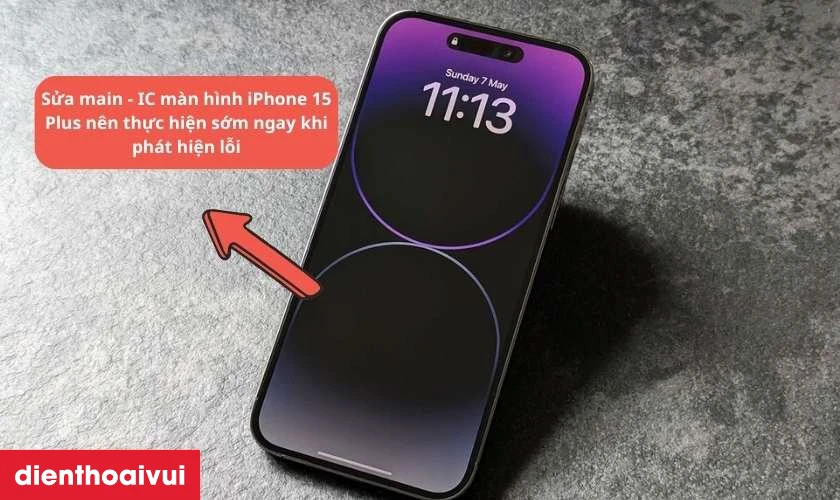 Có nên sửa main - IC màn hình iPhone 15 Plus không?