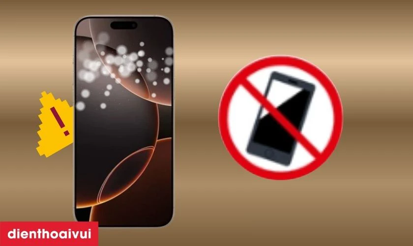 Dấu hiệu cần sửa main - IC màn hình iPhone 16 Pro Max