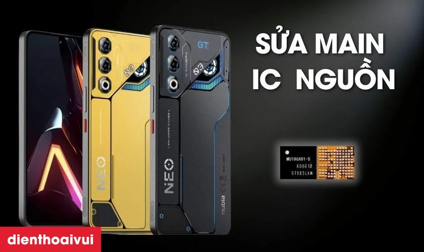 Sửa main IC nguồn điện thoại Nubia
