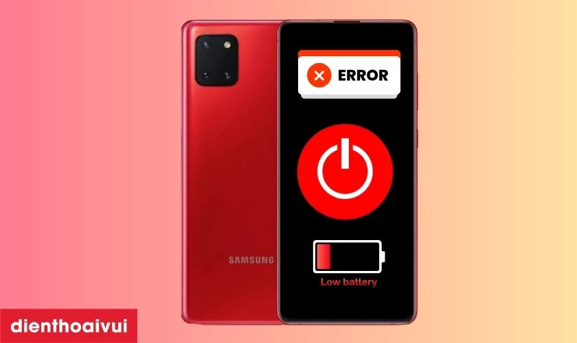 Khi nào cần sửa nguồn Samsung Galaxy Note 10 Lite?