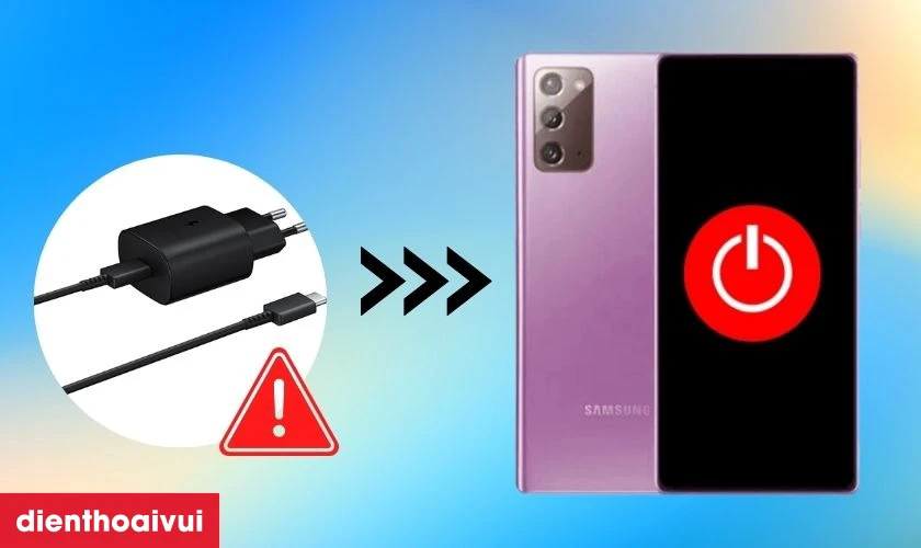 Vì sao Samsung Galaxy Note 20 bị hư nguồn