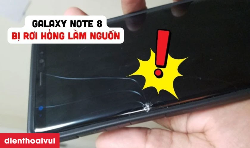 V&igrave; sao Samsung Galaxy Note 8 bị hư nguồn