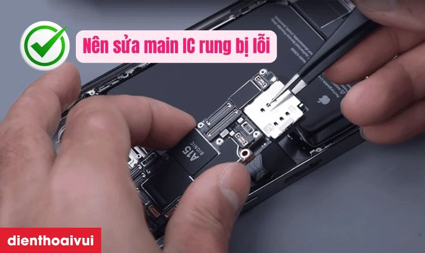 C&oacute; n&ecirc;n sửa main - IC rung iPhone 14 kh&ocirc;ng?