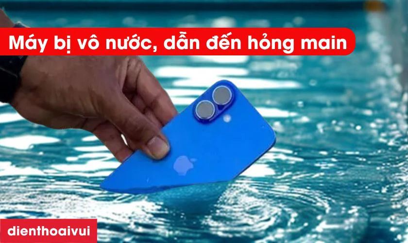 Vô nước có thể làm iPhone 16 bị lỗi IC rung
