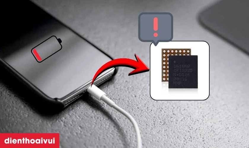 Dấu hiệu iPhone 15 Pro bị hư IC sạc