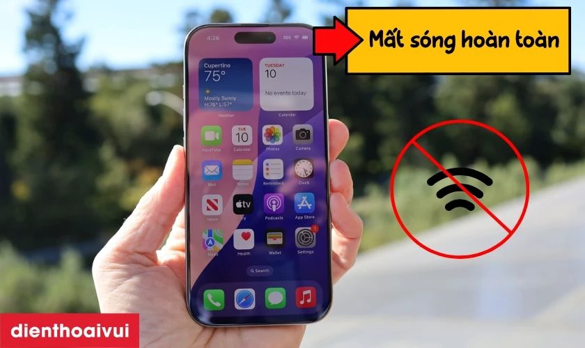 Điện thoại kh&ocirc;ng c&oacute; s&oacute;ng