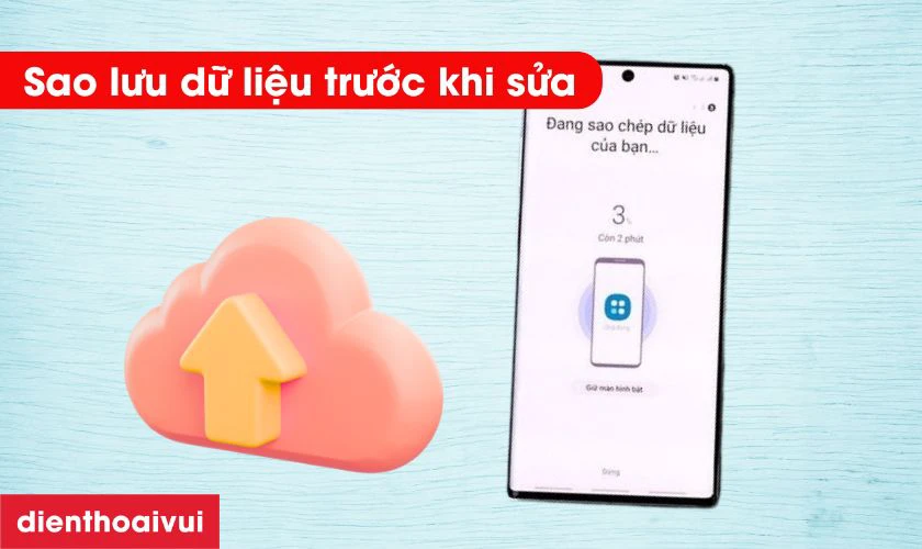 Nên sao lưu dữ liệu trước khi sửa main