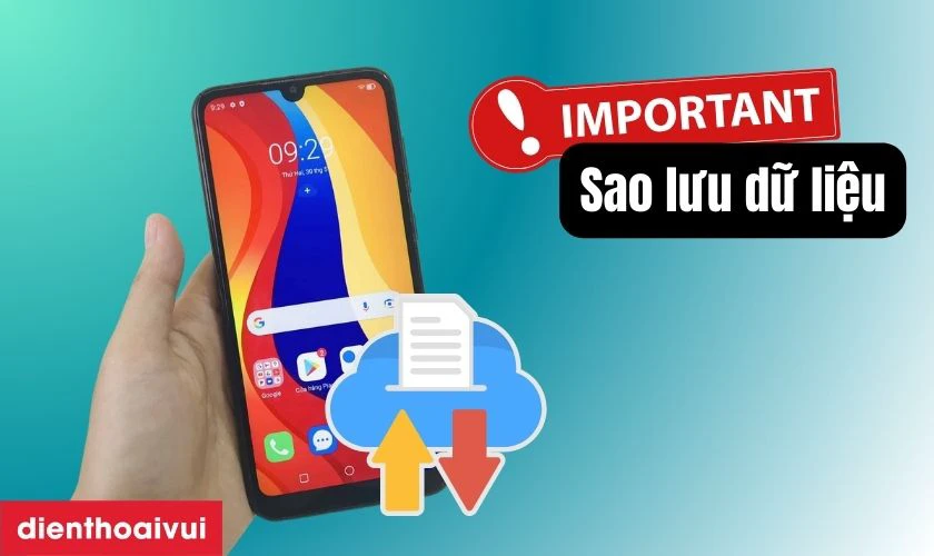 Nên sao lưu dữ liệu trước khi đi sửa main IC USB sạc