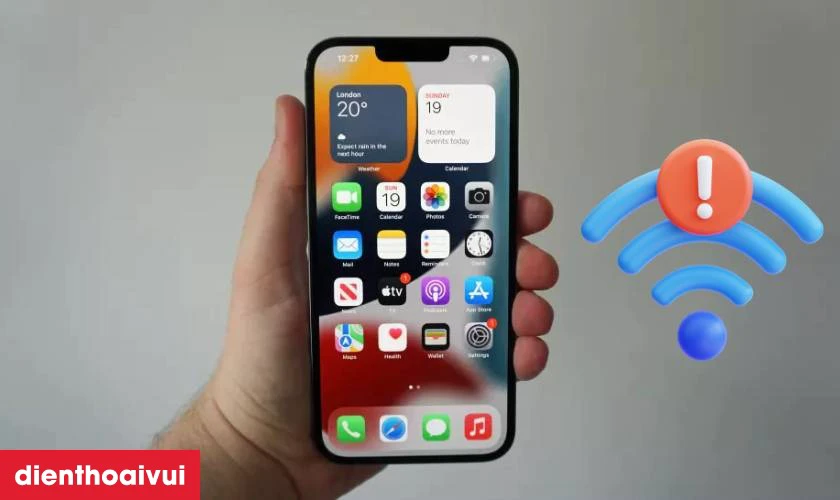 Dấu hiệu iPhone 13 Pro bị hỏng IC wifi