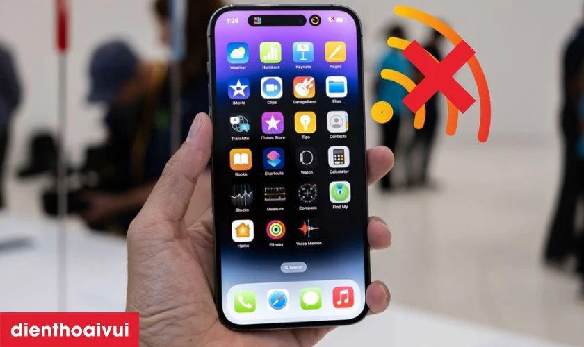 Dấu hiệu iPhone 14 Pro Max bị hỏng IC wifi