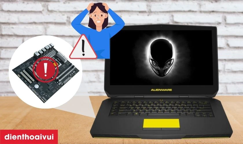 Sửa main laptop - Lỗi IC nguồn Dell Alienware 15 R1 l&agrave; g&igrave;?