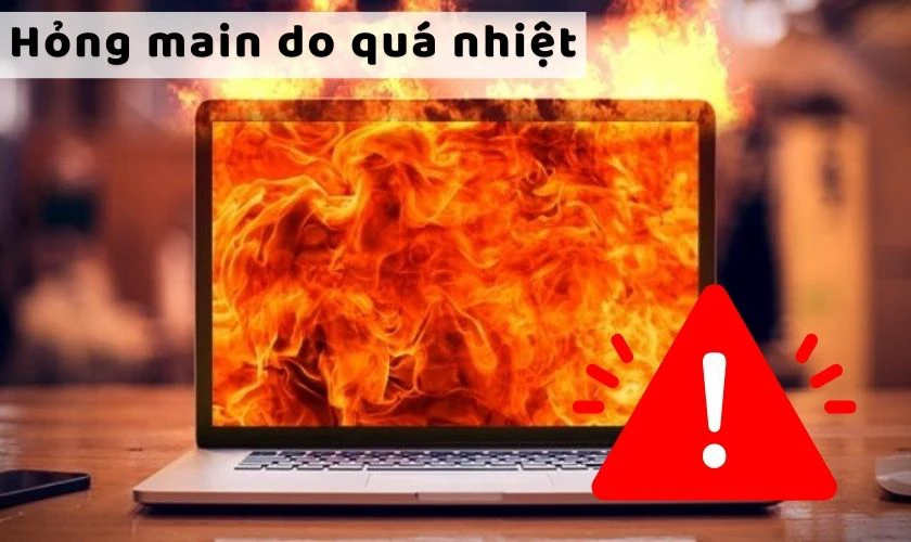 Nhiệt độ MacBook qu&aacute; cao v&agrave; kh&ocirc;ng được l&agrave;m m&aacute;t kịp thời