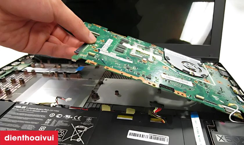Quy tr&igrave;nh sửa main laptop - Lỗi IC nguồn Dell Inspiron 13 7353 2-IN-1 uy t&iacute;n tại Điện Thoại Vui