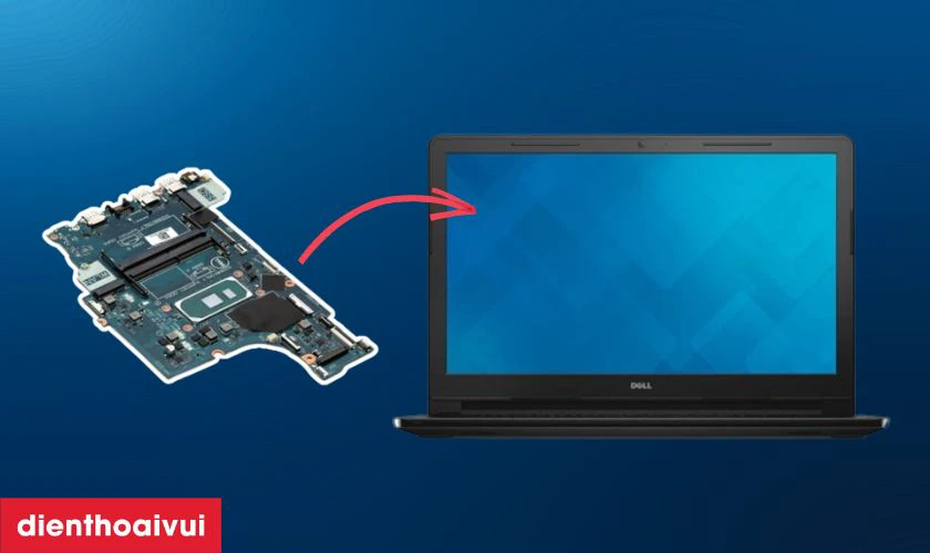 Sửa main laptop - Lỗi IC nguồn Dell Inspiron 15 7566 l&agrave; g&igrave;?