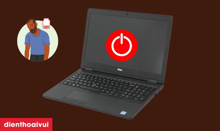 Laptop Dell Precision 3520 kh&ocirc;ng l&ecirc;n nguồn