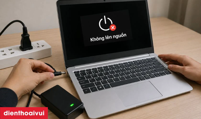 Dấu hiệu HP Elitebook Folio 1040 G5 2018 bị lỗi IC nguồn