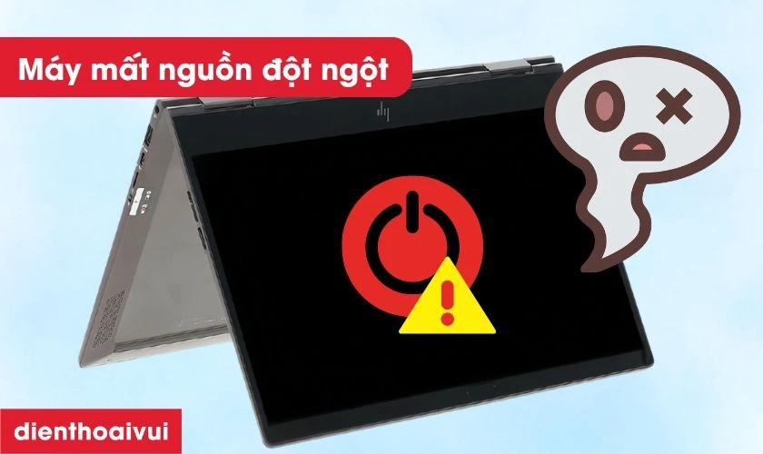 Dấu hiệu HP Envy X360 13-AR bị lỗi IC nguồn