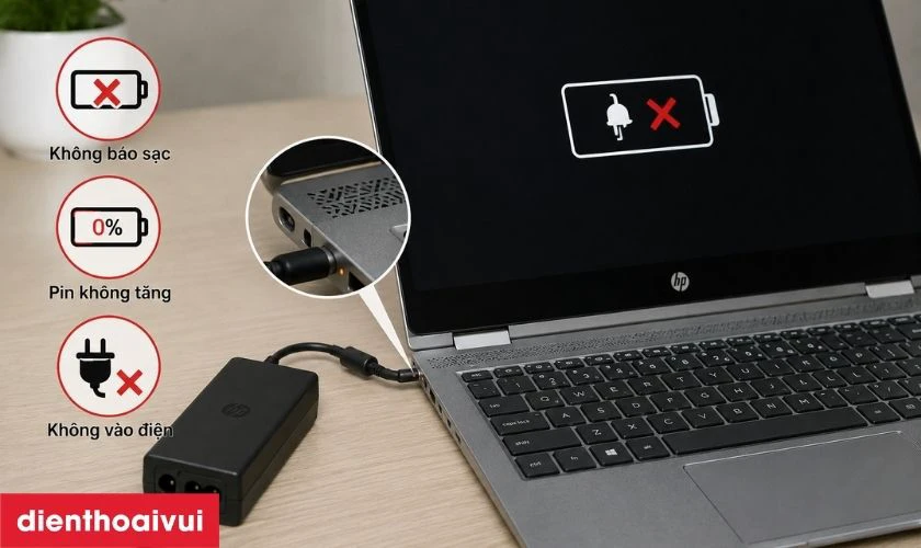 Dấu hiệu HP Envy X360 15-BQ bị lỗi IC nguồn