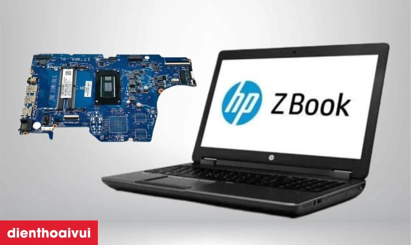 Sửa main - Lỗi IC nguồn HP Zbook14U G4 2017