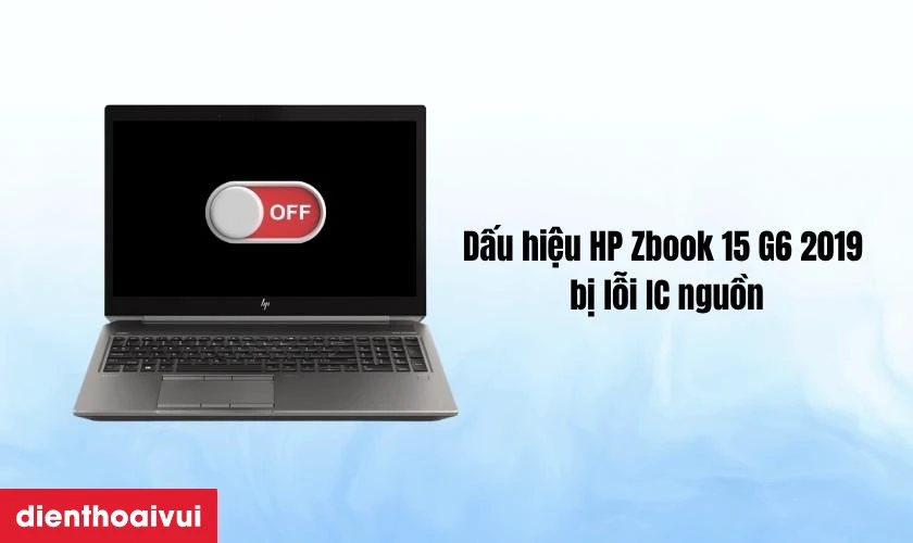 Sửa main - Lỗi IC nguồn HP Zbook 15 G6 2019