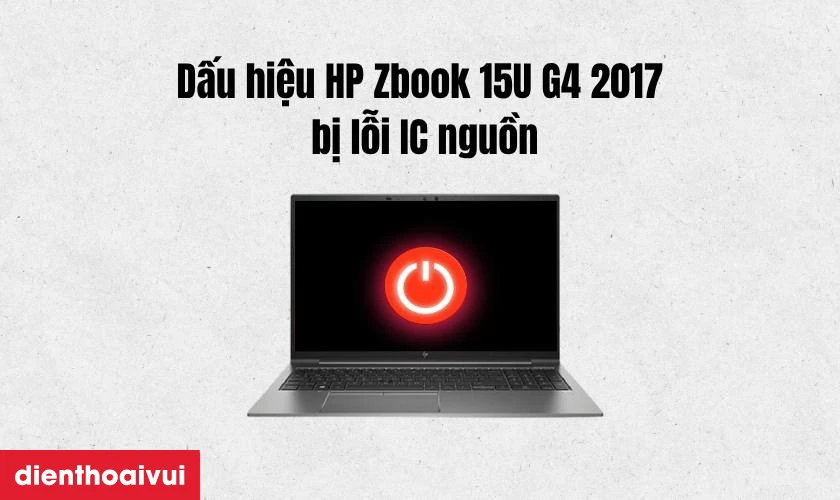 Sửa main - Lỗi IC nguồn HP Zbook 15U G4 2017