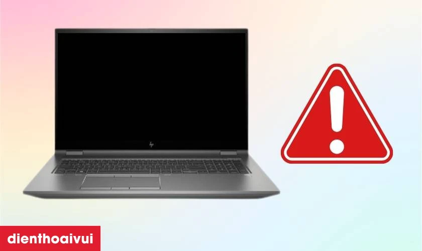 Dấu hiệu HP Zbook FURY 17 G7 2020 bị lỗi IC nguồn