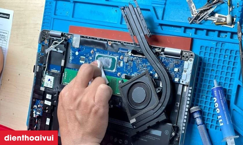 Quy trình sửa main - Lỗi IC nguồn HP Zbook X2 G4 2018