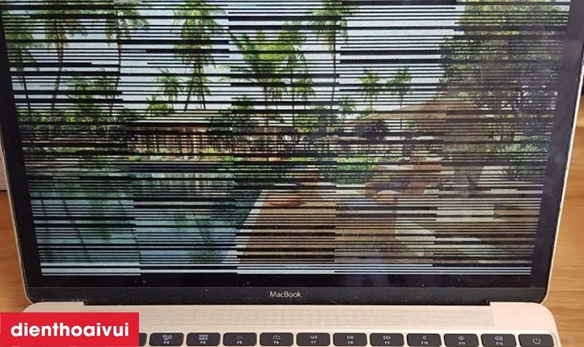 Dấu hiệu nhận biết cần sửa main lỗi màn hình MacBook Air A1465 2015