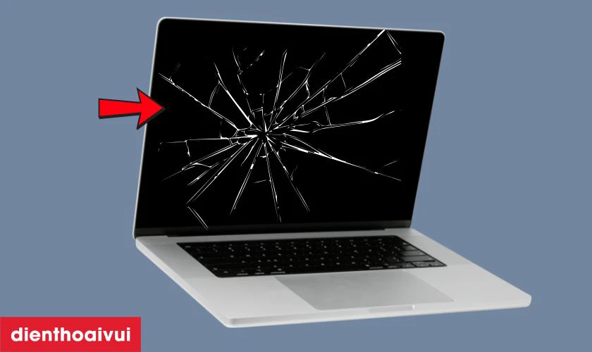 MacBook bị va đập mạnh c&oacute; thể g&acirc;y ảnh hưởng mainboard