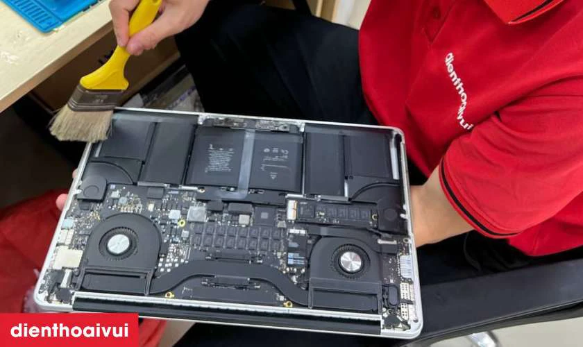 Quy tr&igrave;nh sửa main mất Wi-Fi MacBook Air A1465 2013