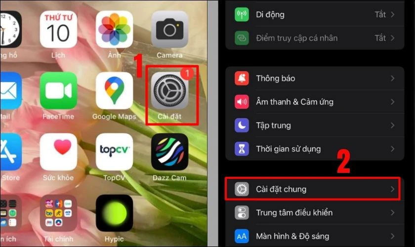 Cập nhật l&ecirc;n phi&ecirc;n bản iOS mới