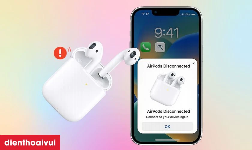 Sửa mất kết nối Airpods