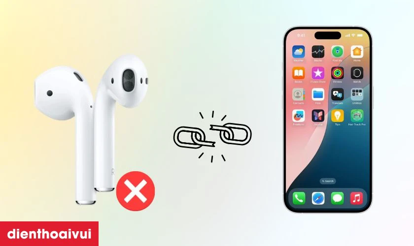 Sửa mất kết nối Airpods 2
