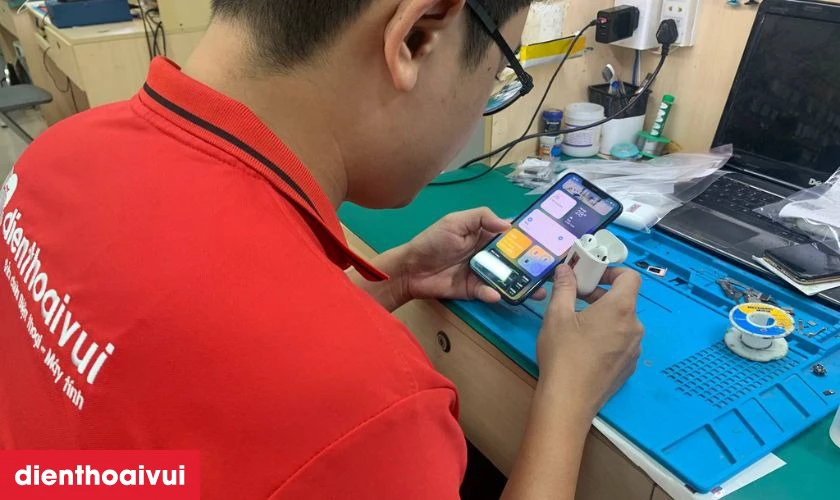 Quy trình sửa mất kết nối Airpods