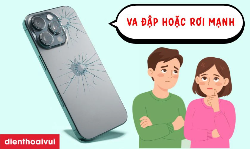 Va đập mạnh l&agrave;m lỗi NFC