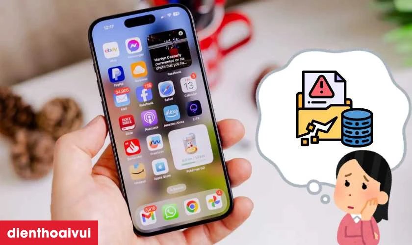Sửa nguồn iPhone 16 Plus có ảnh hưởng đến dữ liệu không?