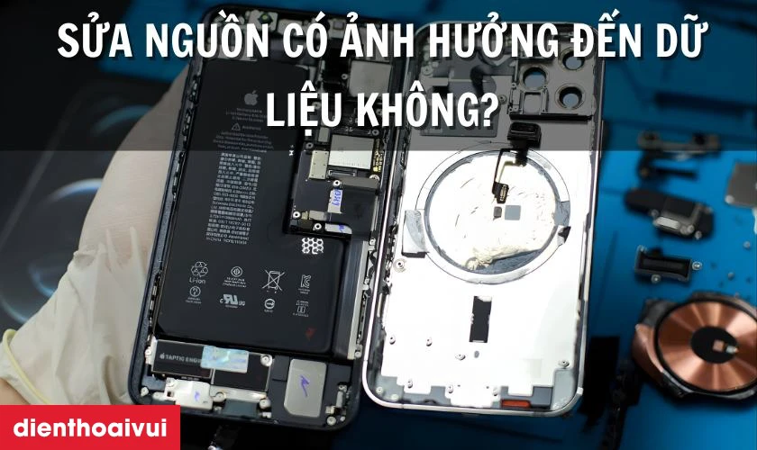 Sửa nguồn có ảnh hưởng đến dữ liệu
