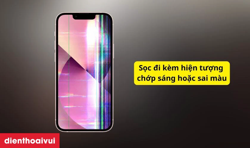 Khi n&agrave;o cần sửa sọc m&agrave;n h&igrave;nh iPhone 13