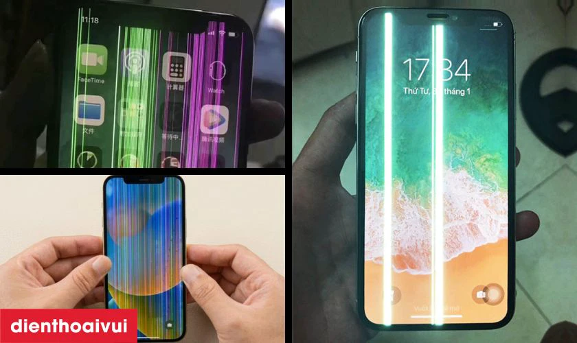 Sọc m&agrave;n h&igrave;nh iPhone 13 Pro Max c&oacute; những dạng n&agrave;o?