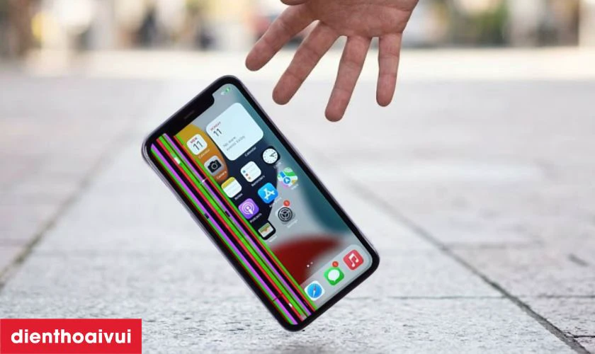 Nguy&ecirc;n nh&acirc;n khiến iPhone 13 Pro Max bị sọc m&agrave;n h&igrave;nh