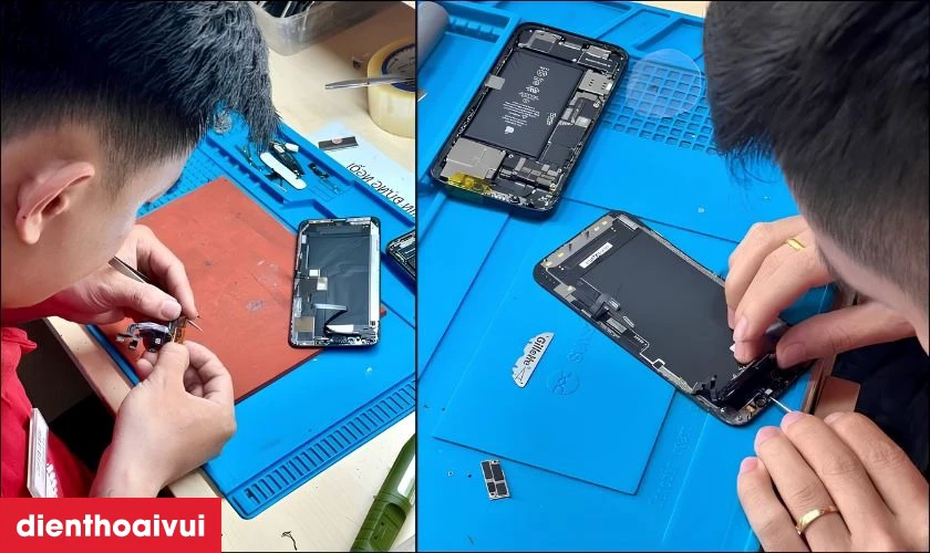 Kinh nghiệm chọn địa chỉ sửa sọc m&agrave;n h&igrave;nh iPhone 14 Pro
